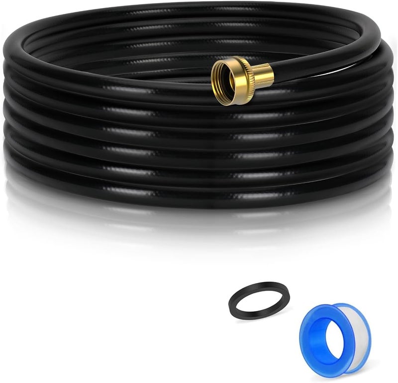 Ebusin 16FT Dehumidifier Drain Hose with 3/4 Inch FHT Connector, featuring Rust-Resistant Brass Fittings for Leak-Proof Connection, Perfectly Compatible with Most Dehumidifier Brands（7 Length Options） - Image 1